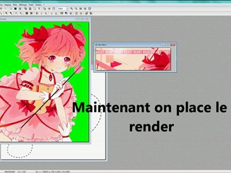 Tutoriel bannière "Heart" sous photofiltre