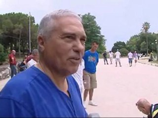 Dimanche 1er juillet Parc Borely ce matin, avec une équipe en provenance d'Alger...