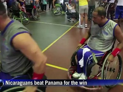 Wheelchair basketball players win for Nicaragua