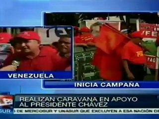 Pueblo venezolano espera a presidente Chávez en Carabobo