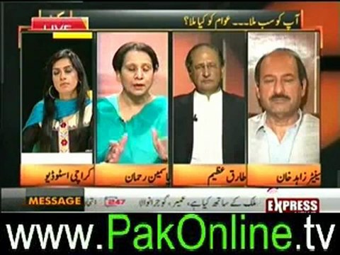 Takrar on Express News – Awam ko Kia Mila.. – 1st July 2012_4