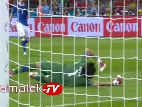 هدف اسبانيا الثاني فى ايطاليا نهائي يورو2012