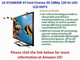LG 47LM6200 47-Inch Cinema 3D 1080p 120 Hz LED-LCD HDTV with Smart TV and Six Pairs of 3D Glasses