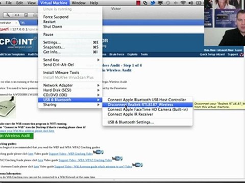 How to connect Antenna to Portable Penetrator