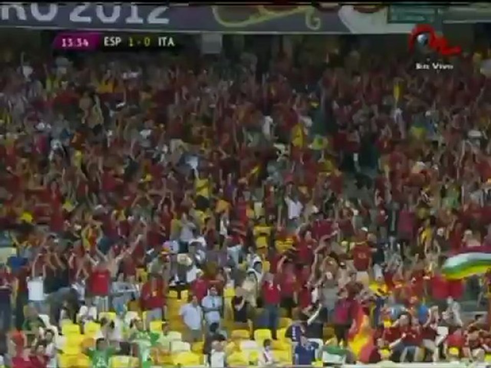 España venció 4  - 0 a Italia en la final de la Eurocopa