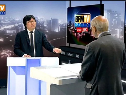 BFMTV 2012 : l'interview de Jean-Vincent Placé par Olivier Mazerolle