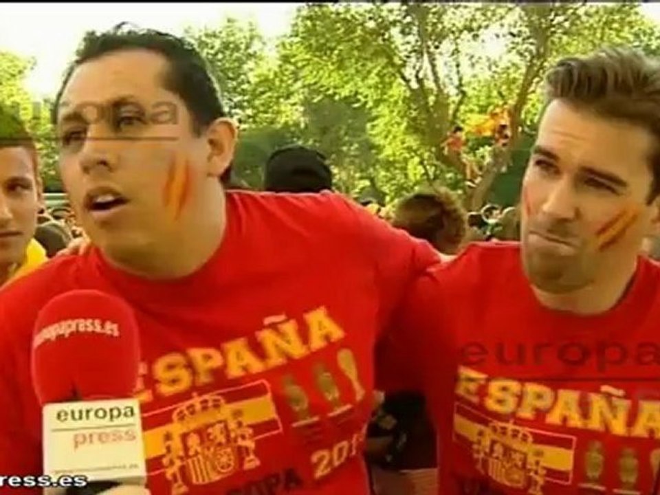 'La Roja' recibe el apoyo de los fans antes del partido
