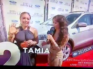 Tamia on BET Awards Red Carpet