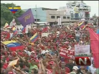 Candidato Chávez arrancó la campaña en Aragua y Carabobo