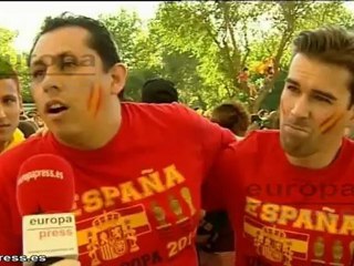 'La Roja' recibe el apoyo de los fans antes del partido