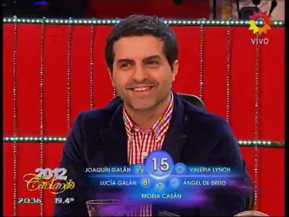 El debut de Angel de Brito en Cantando 2012 - Cantaron Camilo García, Shana y Augusto - 1ra Parte