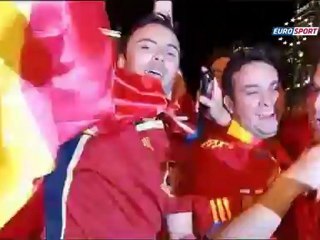 İspanya zafer sarhoşu