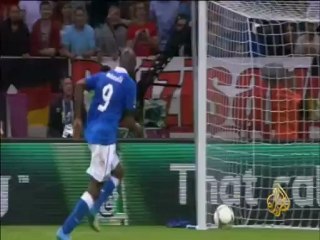 فوز المنتخب الإيطالي على نظيره الألماني بهدفين لواحد