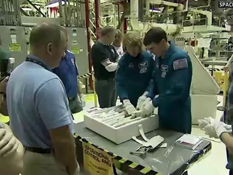 [STS-135] Crew Equipment Interface Test of Shuttle Atlantis