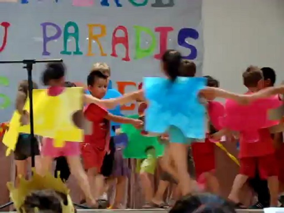 spectacle fête des écoles de Martignat