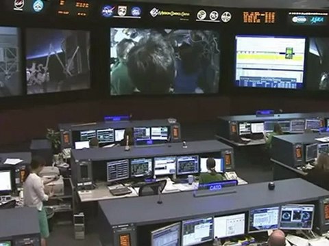 [STS-133] Hatch Opening & Crew Welcome