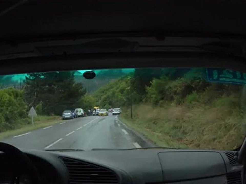 Course de Sumème 3° montée caméra embarquée Vincent Savary BMW M3 terrani mouillé