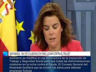 Santamaría: "Mayor colaboración para luchar contra el fraude"