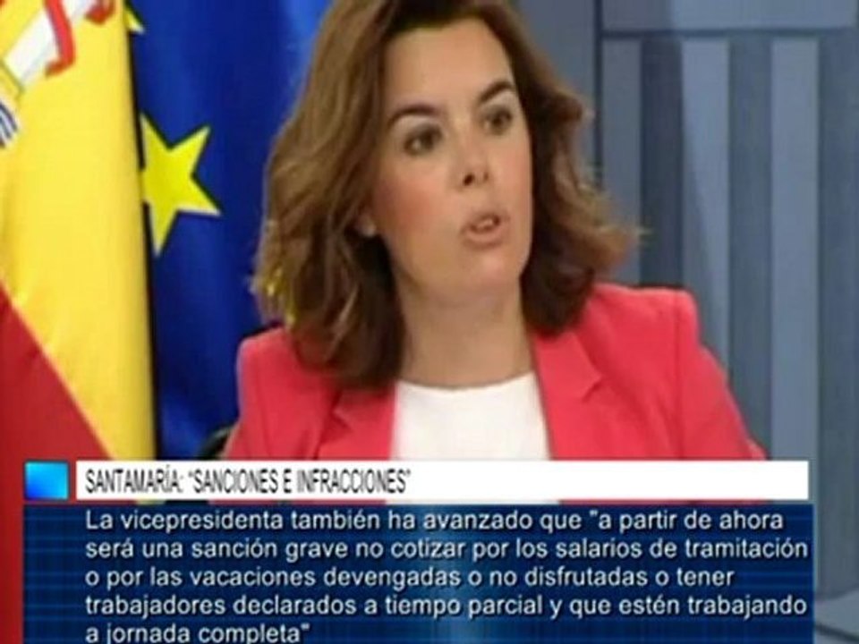 Santamaría: "Sanciones e infracciones"