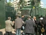 اشتباكات بين متظاهرين مسيحيين وقوات الأمن المصرية