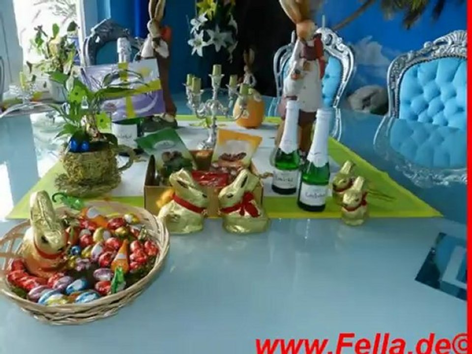 Ostern 2012 bei Hubert und Matthias in Diebach lecker Essen