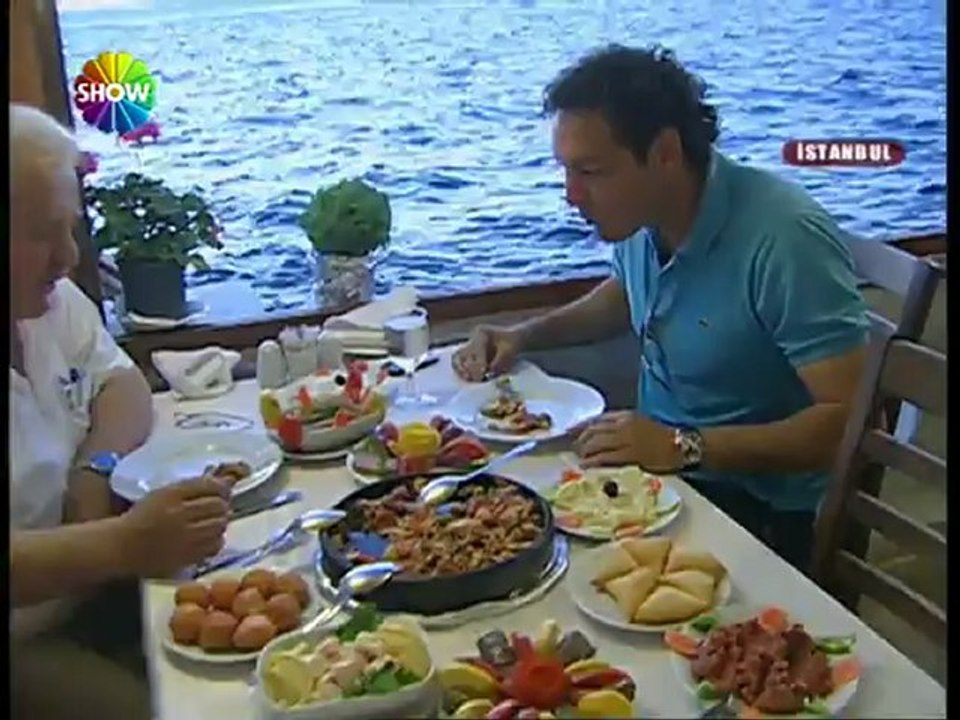 Vahe'nin sofrası büyükada'da - Mantarlı levrek kavurma