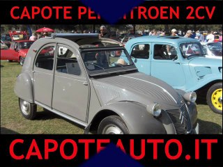 Capote cappotta per Citroen 2 cavalli 2cv con telaio e vetro