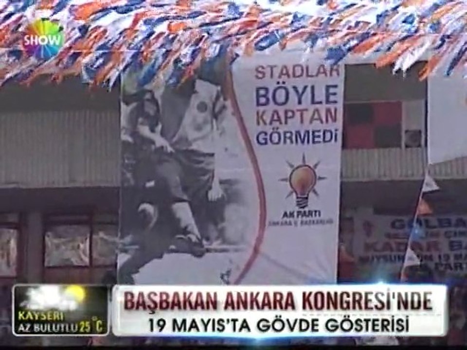 Recep Tayyip Erdoğan Ankara kongresinde - 30 haziran 2012