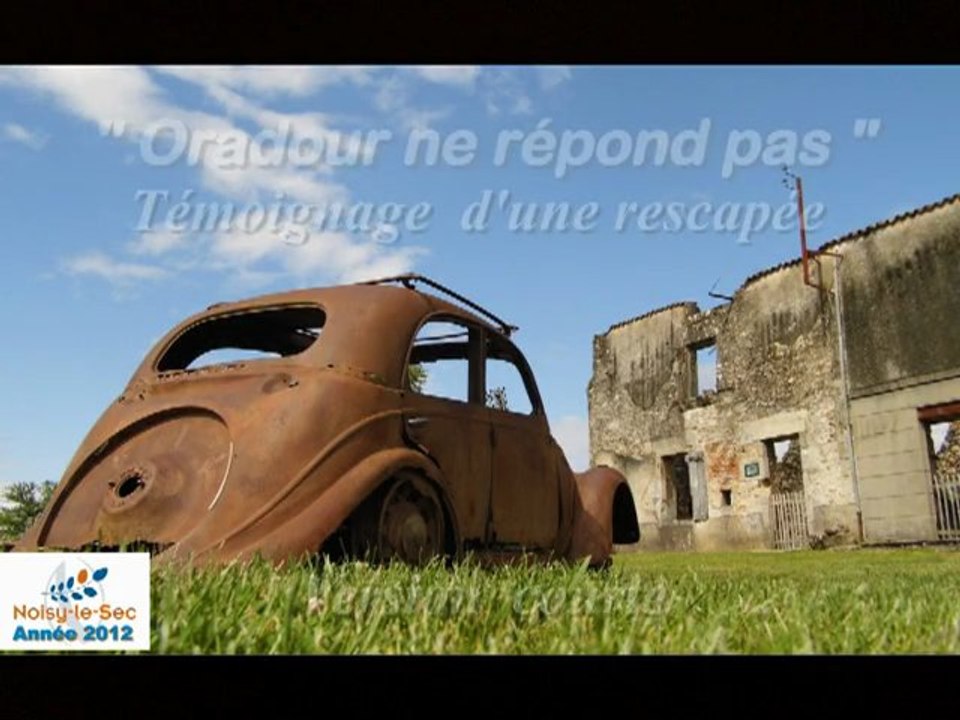 Des élèves de Noisy-le-sec rencontrent une rescapée du massacre d'Oradour-sur-glane