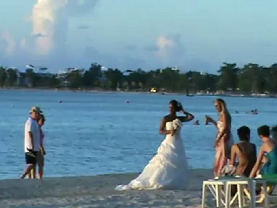 Jameika RIU Palace Tropical Bay Hochzeit Heiraten am Strand im Luxushotel mit Sonnenuntergang