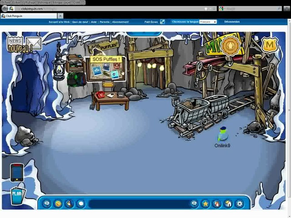 Club Penguin-Explorons la Mine !!!
