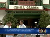 Controlado incendio de restaurante chino en la principal de Las Mercedes