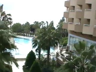Tuerkei Hotel Terrace Beach Resort Pool Sonnenuntergang Kumkoey  Side Hubert Fella Bilder Film