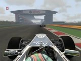 F1 2011 - GP de Chine - Kier vs Hamilton (3), Button (2) et Alguersuari (3) (onboard)