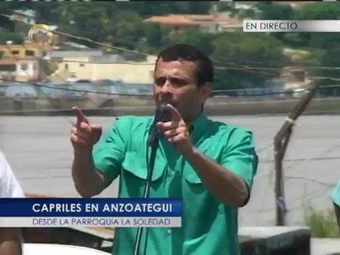 Capriles: No vengo a pulverizar a nadie, sino a construir un país
