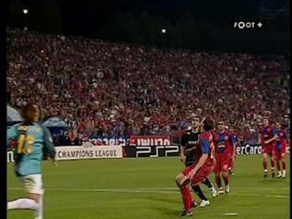 Steaua Bucarest - Lyon 0-1 But de Fred