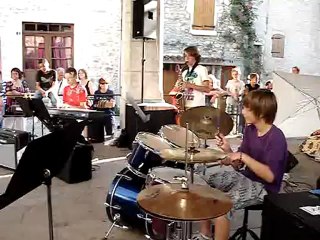Robin et Jo à la fete de la musique Vallon 2012