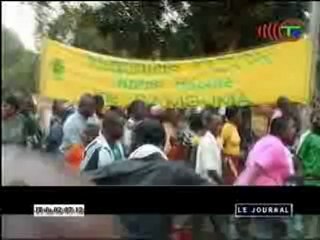 Accueil de Mathias Dzon, candidat de l’ARD à Gamboma