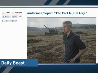 CNN 當家主播 Anderson Cooper 出櫃