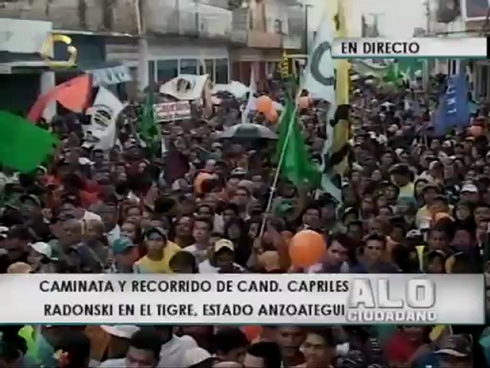 Capriles: Nuestra Venezuela dejará de ser uno de los países más violentos del mundo