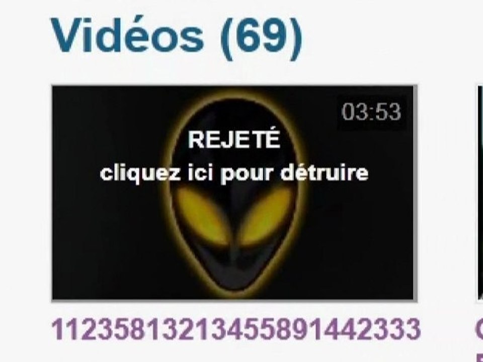 Video blacklisted