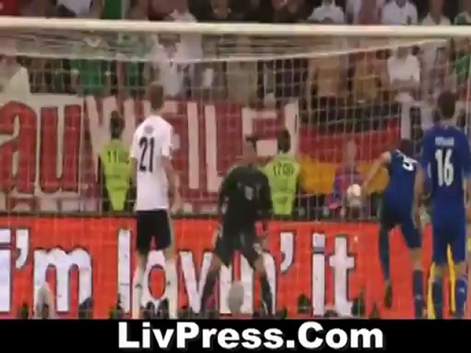 ملخص مباراة المانيا 4 - اليونان 2 اورو 2012