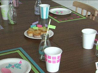 Tuto Décoration de table avec du masking tape