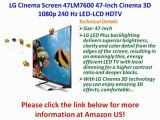 NEW LG Cinema Screen 47LM7600 47-Inch Cinema 3D 1080p 240 Hz LED-LCD HDTV