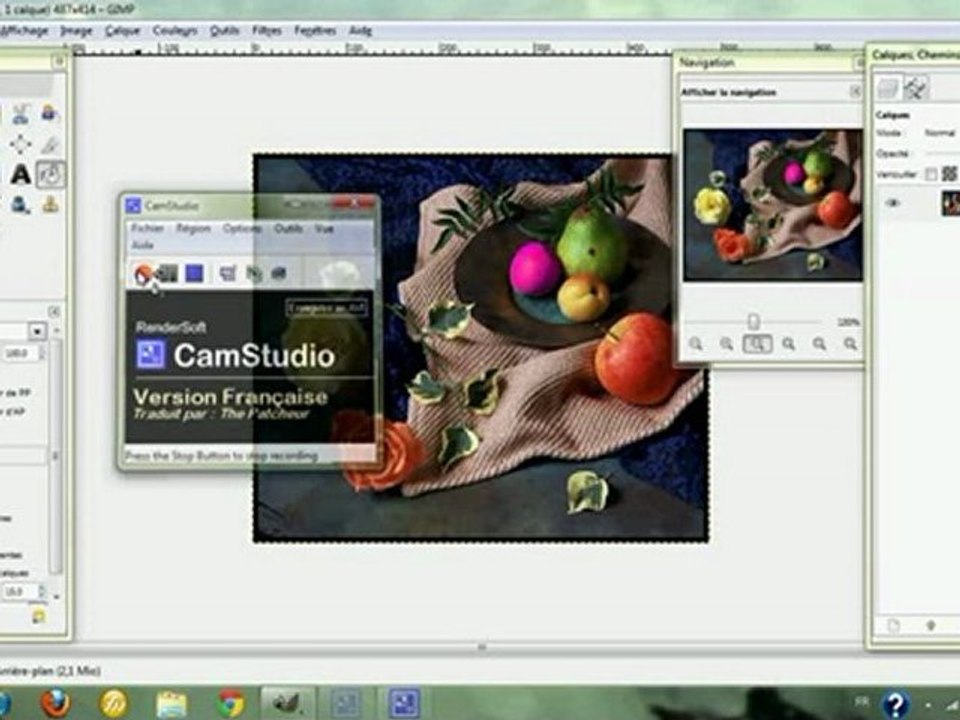GIMP Le noir et le blanc