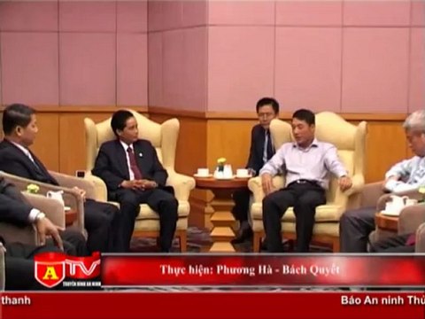 ANTÐ - Bộ Công an tiếp đón đoàn Tổng cục cảnh sát an ninh Lào