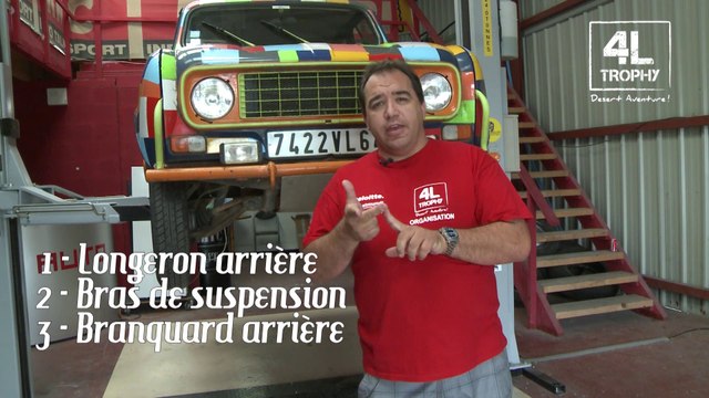 Préparation de la 4L en vue du 4L Trophy