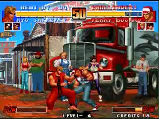King of Fighters 1996 Matches 1-7