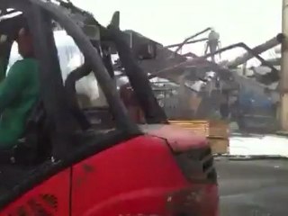 Ste Florence (85) : incendie chez Piveteau Bois