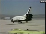 [STS-1] Landing of Space Shuttle Columbia at Edwards AFB